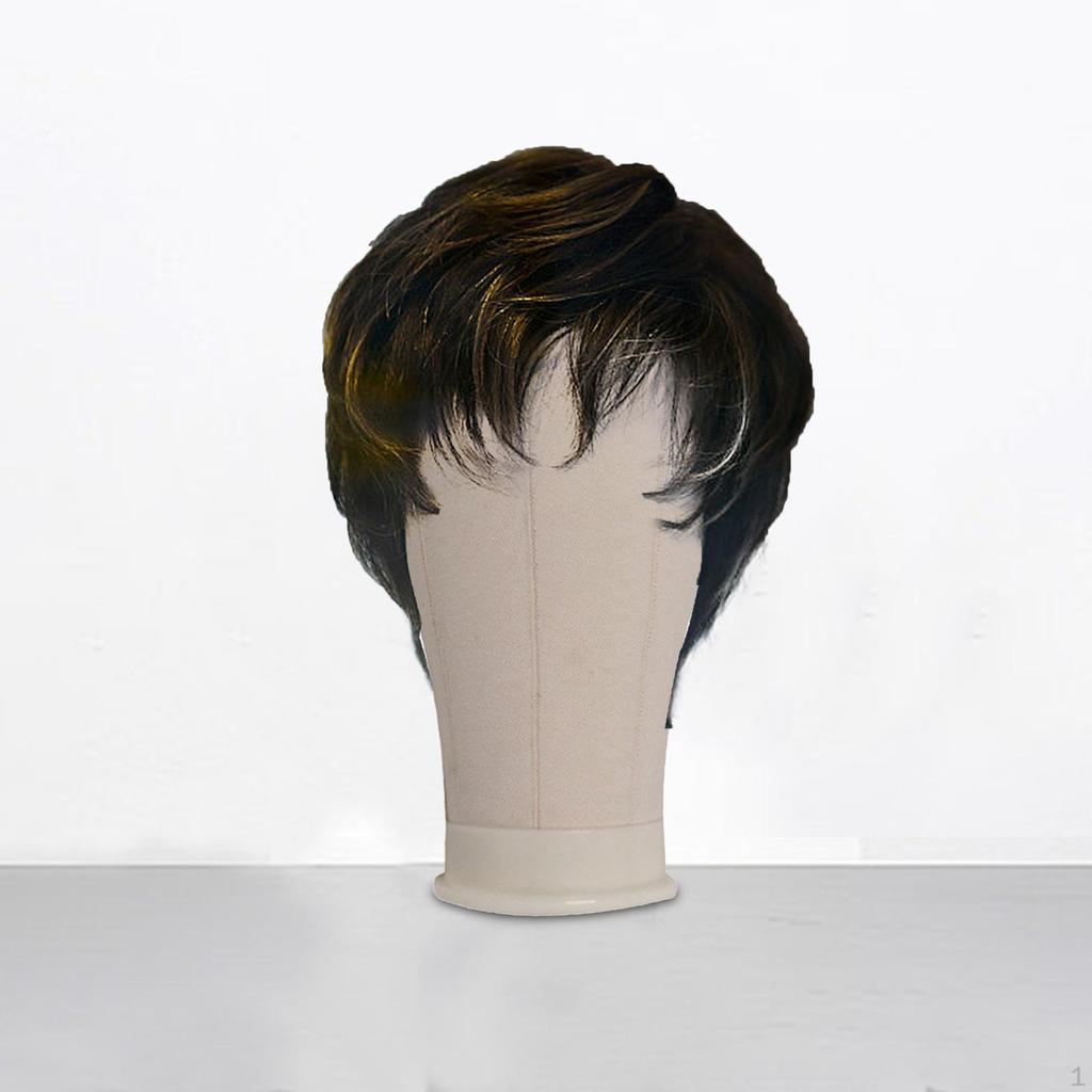 Mannequin Head for Wig Canvas Block Beauty Accessories Displaying Cap