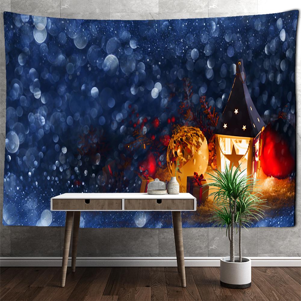 Christmas Snowy Night Series Tapestry Wall Mount Bohemian Witchcraft Dormitory Living Room Home Decor