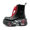 Zimní Punkové Platformové Bojové Boty Masivní Podrážka Unisex Vysoké Martin Boots