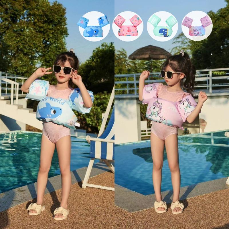 Kids Vest Swimming Buoyancy Armband Swim Life Jacket Swimming Pool Summer Gift