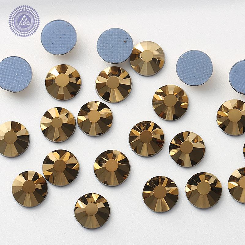 Color Summary Clothes Imitation Austrian Hot Diamond Clothes Diamond Dance Clothing Diamond Xiuhe Clothing Diamond Flat Bottom Diamond Accessories