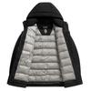 Autumn and Winter New White Duck Down Mid-length Hooded Down Jacket Men's Outdoor Warm Casual Down Jacket Jacket for Men