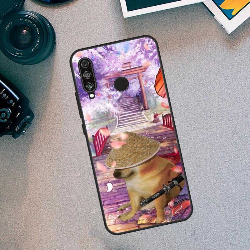 Cheems Doge Meme Funny Doggy For Huawei Nova 5T 9 10 SE 3i 7i 8i 11i 12i Y60 Y61 Y70 Y72 Y73 Y90 Y91 P30 P40 Lite Case
