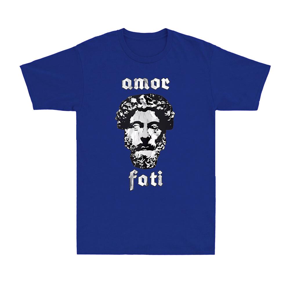 Amor Fati Marcus Aurelius Rounisex Emperor Philosophy Vintage Unisexs Tshirt