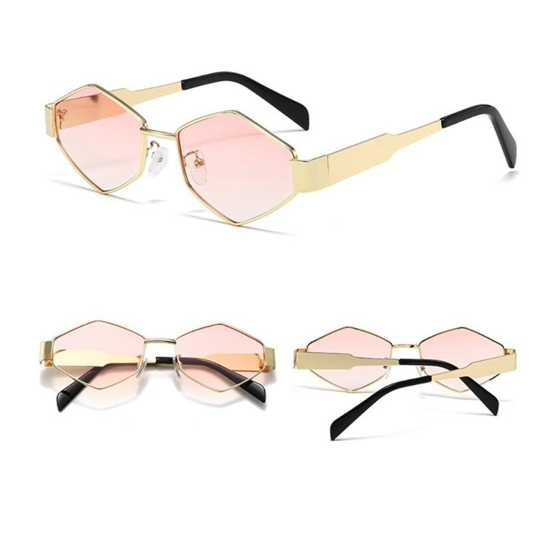 Diamond Frame Sunglasses for Girls Teens Eye Catching Carnivals Party Photography Sunglasses Outdoor Camping Glasses