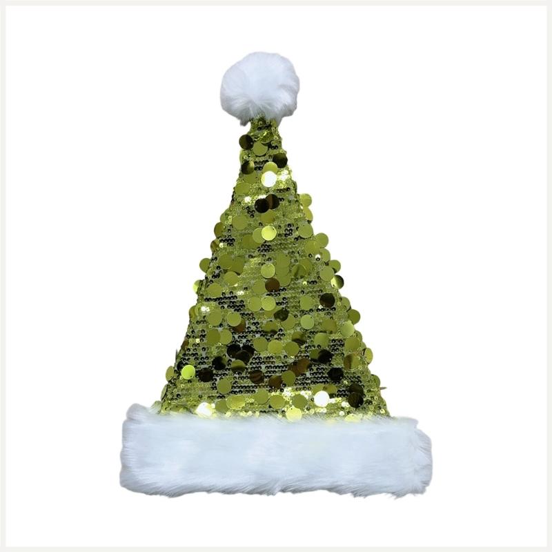 Christmas Sequins Santa Hats Holiday Cap Fashion Winter Accessory Christmas Costume Hat For Parties And Celebrations
