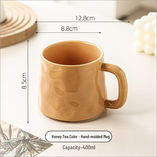 Ceramic Underglaze Breakfast Mug for Home or Office