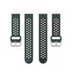 R840 22mm Bi-color Silicone Sport Smart Watch Band for Samsung Galaxy Watch 3 45mm/Huawei Watch 3/Watch 3 Pro