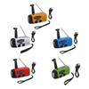 Emergency Radio Portable Solar Micro USB Hand Crank AM FM NOAA Radio with 3 LED Lights Power Bank Fo