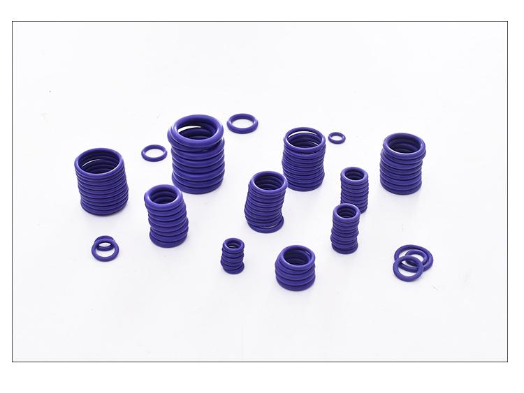 Juego de 270 Anillos Tóricos para Aire Acondicionado Verdes y Morados - Anillos de Sellado Resistentes al Aceite y al Envejecimiento