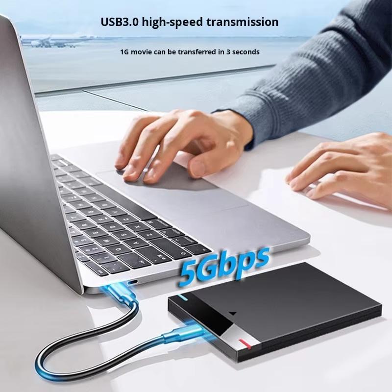 2.5" HDD Sata Port With Light Portable Storage Device Micro Enclosure SATA Interface ABS Free Tool HDD Case Support UASP SSD