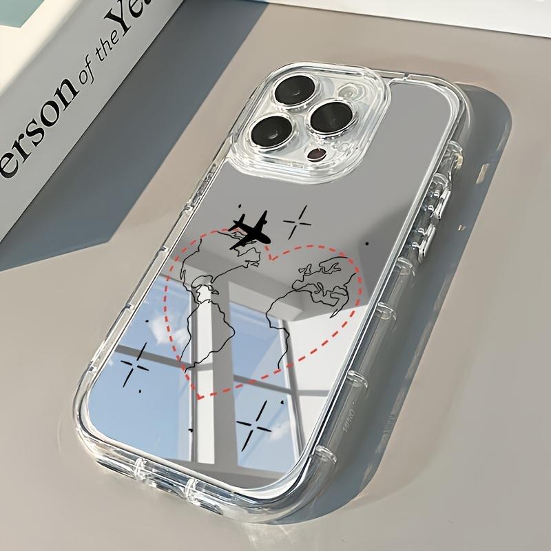 Travel Nspired Airplane Route Desian Phone Case For iPhone 17 Pro 16 15 14 13 12 11 Pro Max 7 8 Plus XR X XS 16E 17E Soft Cover