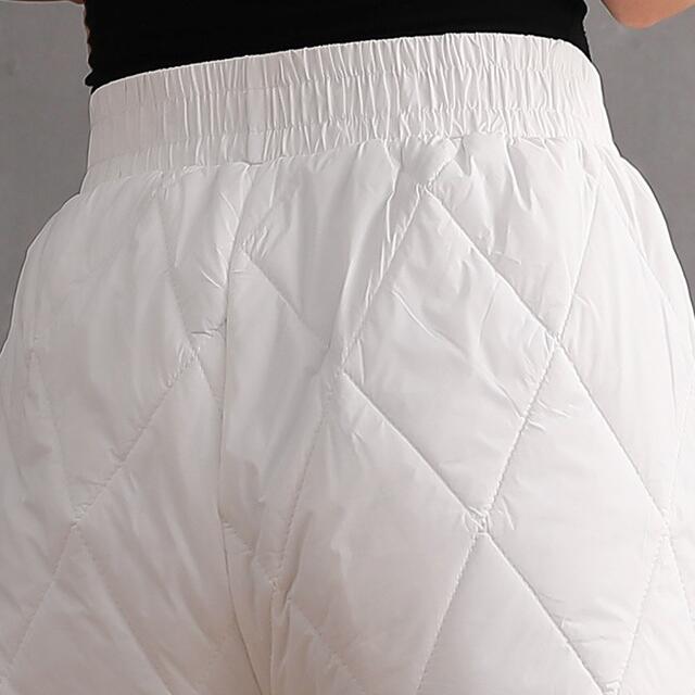 Cotton Pants Women Outer Wear 2024 Autumn and Winter New High Waist Thickened Leisure Pants Warm Long Pants