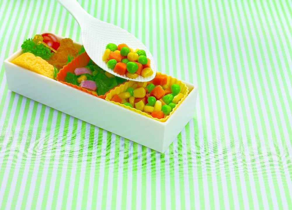 Marna TPX Standing Bento Rice Paddle Rice Bento White K388W (Transparent Paddle/For Boxes)
