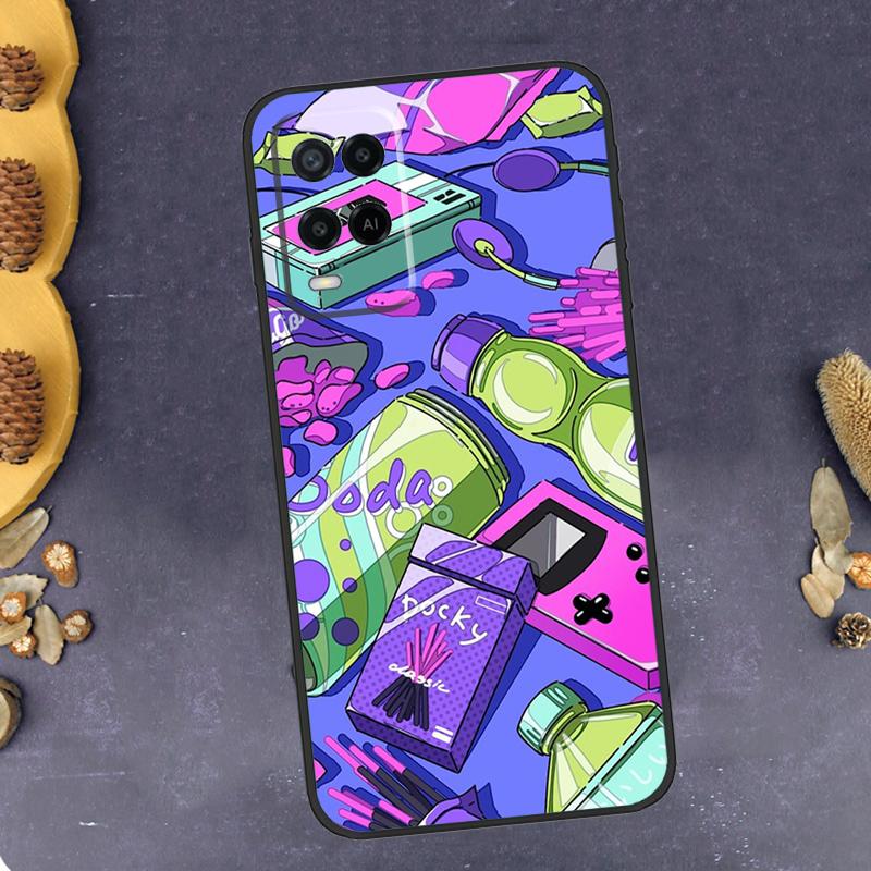 

90s Sweet Kawaii Game Controller Phone Case For Oppo A94 A74 A54 A15 A18 A38 A58 A78 A98 A40 A60 A80 A16 A76 A96 A57S A17 A77 OPPO A15