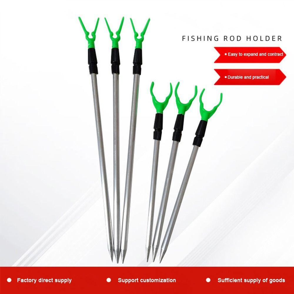 50cm Angelrutenhalter Aluminiumlegierung Angelzubehör Metall Angelrutenhalter Angeln