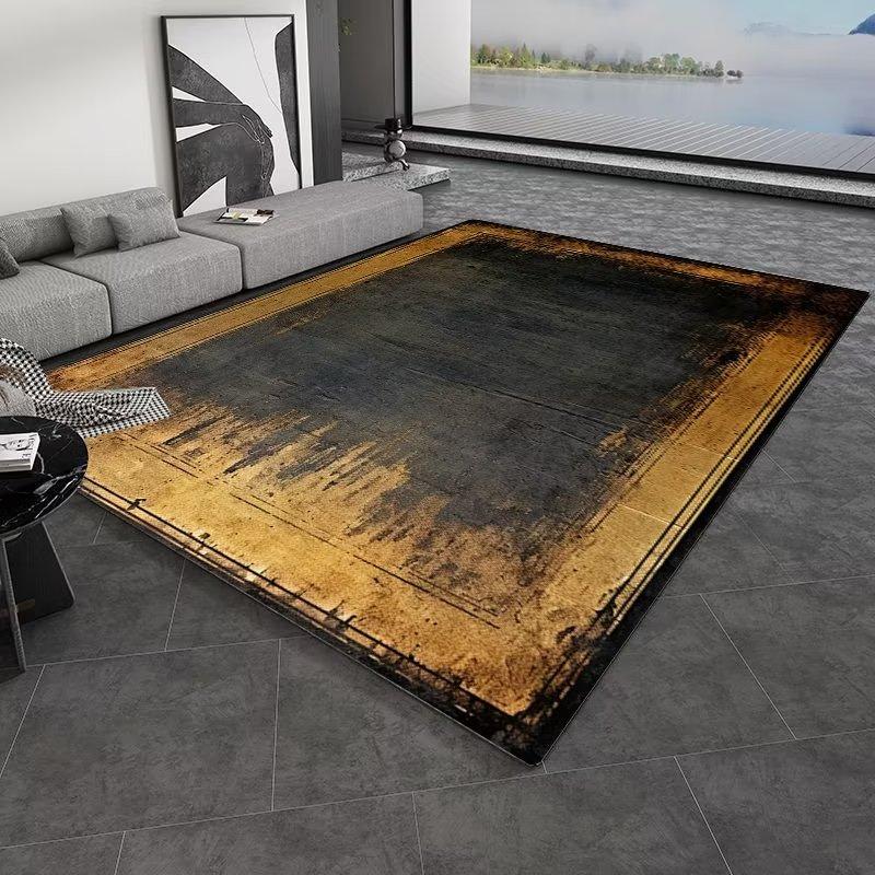 Modern Abstract Carpets for Living Room Elastic Design Large Area Rugs Sofa Chair Floor Mat Decoration Bedroom Carpet Non-Slip
