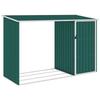 VidaXL Garden Wood Shelter Tool Storage Hangar Storage Shelter Log Cabin Outdoor Shed Green 46293