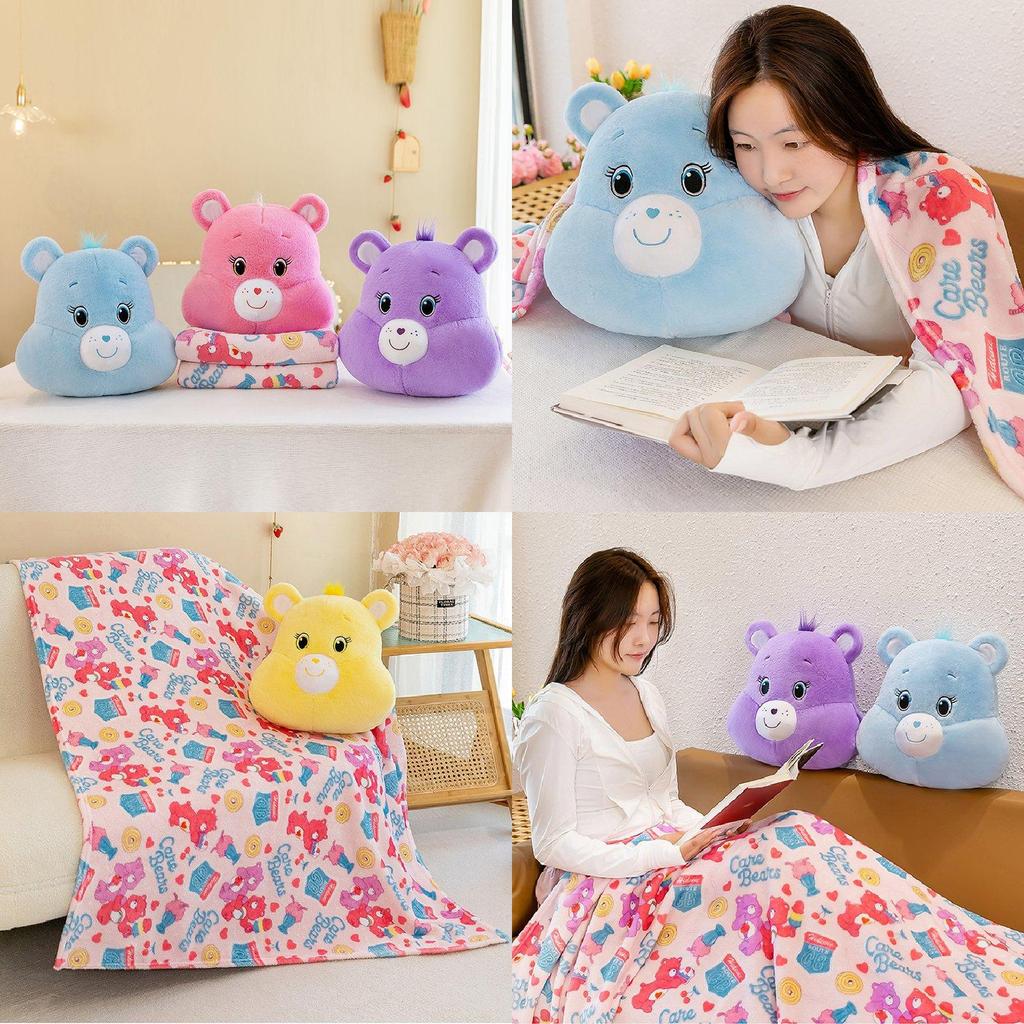 Adorable Animal Plush Bear Hand Warmer With Soft Blanket And Supportive Pillow Design