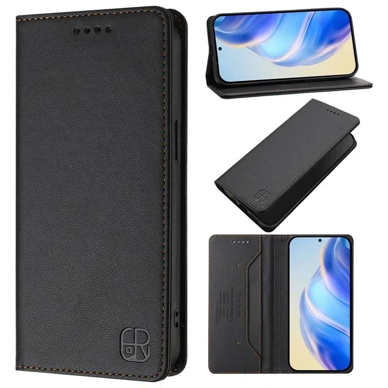 Pouzdro se slotem na peněženku pro Xiaomi Redmi Note 14 4G Kryt pro Xiaomi Redmi Note 14 4G pro Redmi Note14 Pro 14Pro 4G Magnetické pouzdro Funda