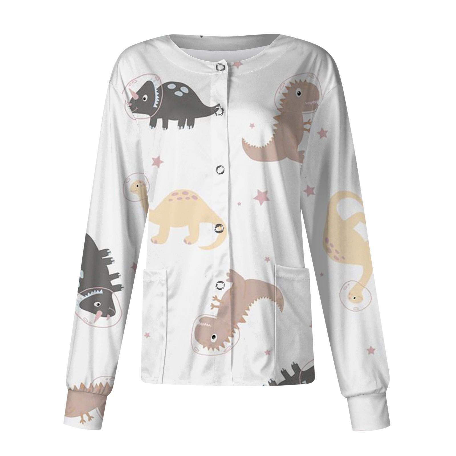 Женский однобортный защитный комбинезон с длинным рукавом и карманом — фото 3