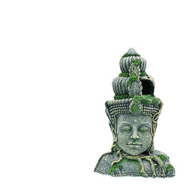 Derva Guanyin Bodhisattva statula žuvų rezervuaro kraštovaizdžio dekoravimas ornamentas modeliavimas amatai akvariumo dekoracijos žuvų slėptuvė