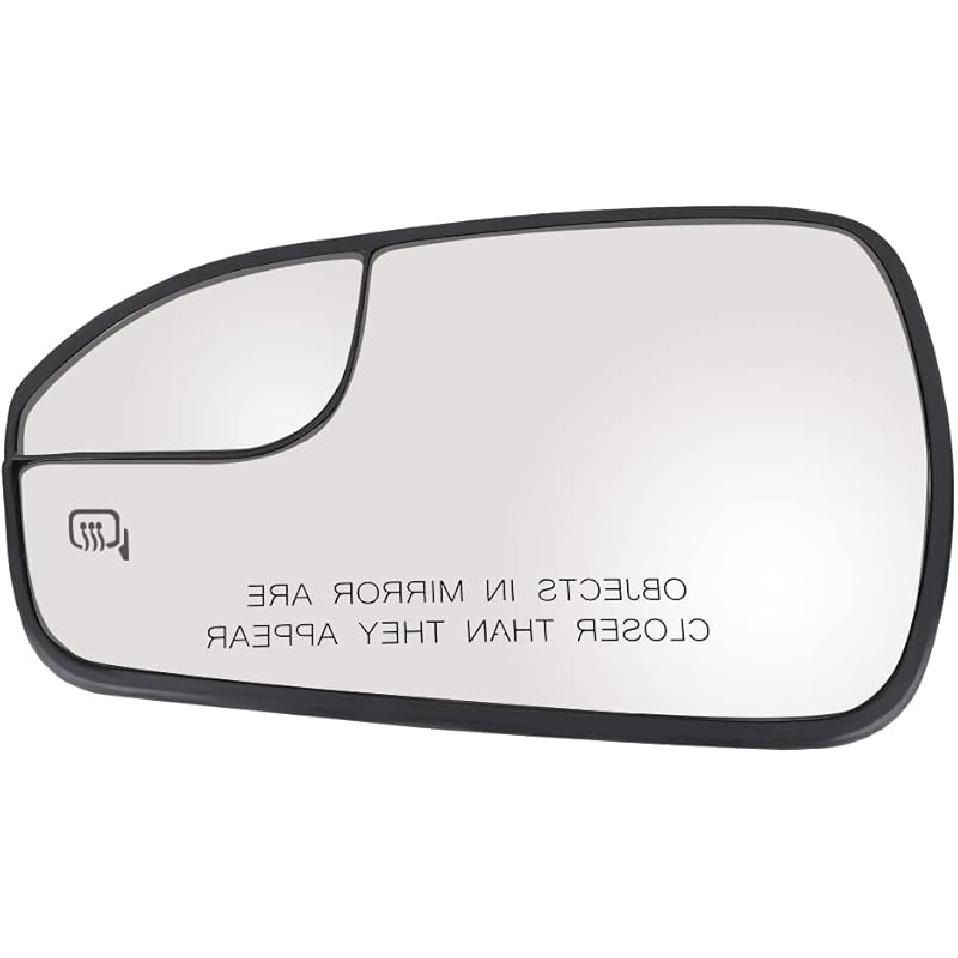 Passenger Right Side Heated Mirror Glass Replacement For 2013 2014 2015 2016 2017 2018   Ford Fusion - Exterior Side View Convex Mirror With Blind