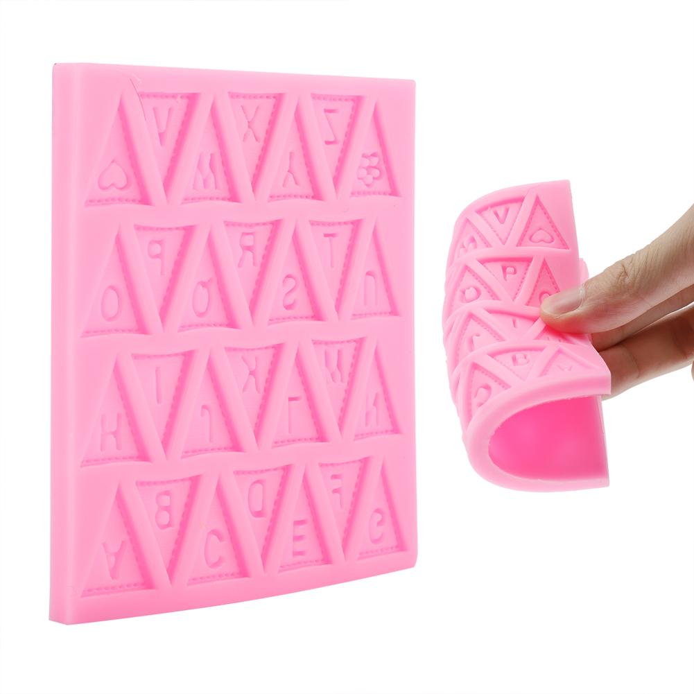 New Letter Flag , Cake Decorating Baking Chocolate Mould Silicone Mold silicone molds baking Tool