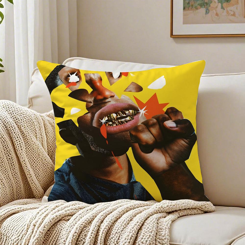 Singer funky PPharrell WWilliams Cushion Cover Pillowcase Antidustmite living Room Sofa Decor Cushion Room