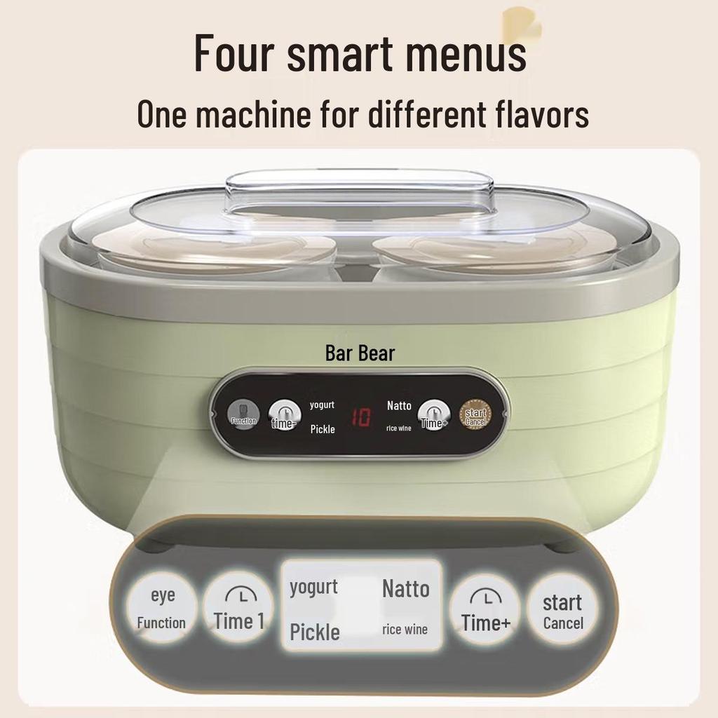 Little Bear Multifunction Yogurt, Rice Wine, Kimchi, Natto Maker with Ceramic Cups – Model SNJ-C10P2
