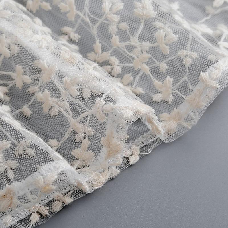 Elegant French Lace Detachable Collar With Flower Pattern Seethrough Design For Shirts Dresses And Sweaters Enhancement
