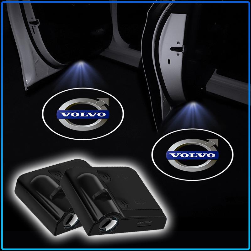 1/2Pcs LED Welcome Light Car Door Projector Lamps Car Styling For Volvo Rdesign XC90 S60 XC60 V70 S80 S40 V50 V40 V60 C30 S70