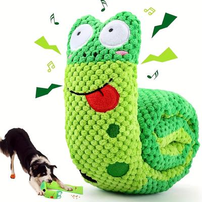 Gioco per cani Snuffle cigolante per il relax - Gioco interattivo puzzle e foraging, ideale per la noia, l'addestramento dell'IQ, adatto a tutte le razze