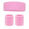 Exercise and fitness cycling basketball badminton breathable and sweat-absorbent headband hand protection wrist protection headband set