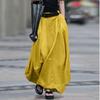 Women's 2025 Plus Size A-Line High Waist Flare Dance Skirt - Half-Length, Slimming, In Stock