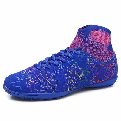 Professionelle Fußballschuhe mit Stollen Herren Damen Custom Hoher Knöchel Lässig Outdoor Fußball Sportschuhe Sommer Winter Gummi PU Einlegesohle