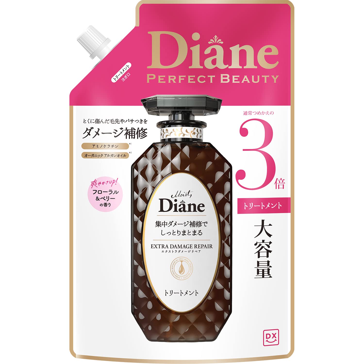 

DX Treatment Floral Berry Scent Diane DX Extra Damage Repair Refill 1000 мл (Делюкс) [Большая емкость] [Ремонт повреждений] &