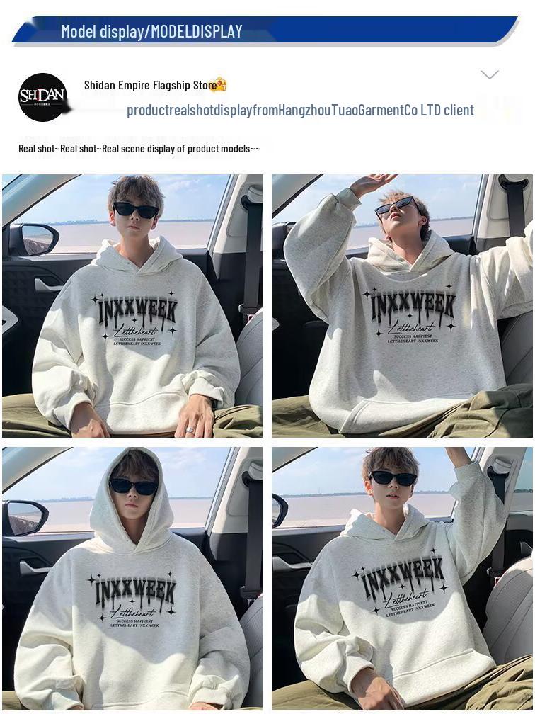 Unisex High-Quality Heavyweight Terry Sweatshirt with Puff Printing