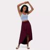 Chic Summer Women's Irregular Drape A-line Long Skirt - European & American Fashion