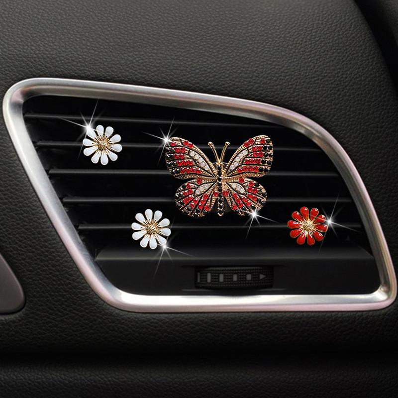 

Автомобильный парфюм Набор клипс-бабочек Сплав Стразы Ароматы Украшение Освежитель StyleD