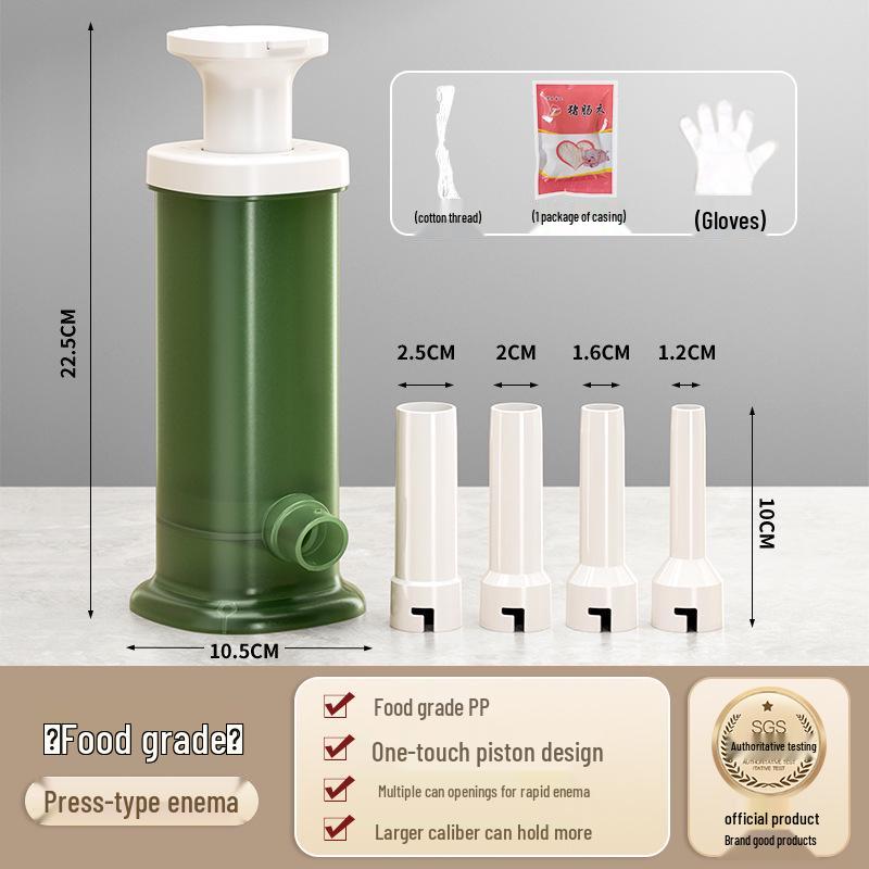 Manual Household Sausage Stuffer and Casing Tool