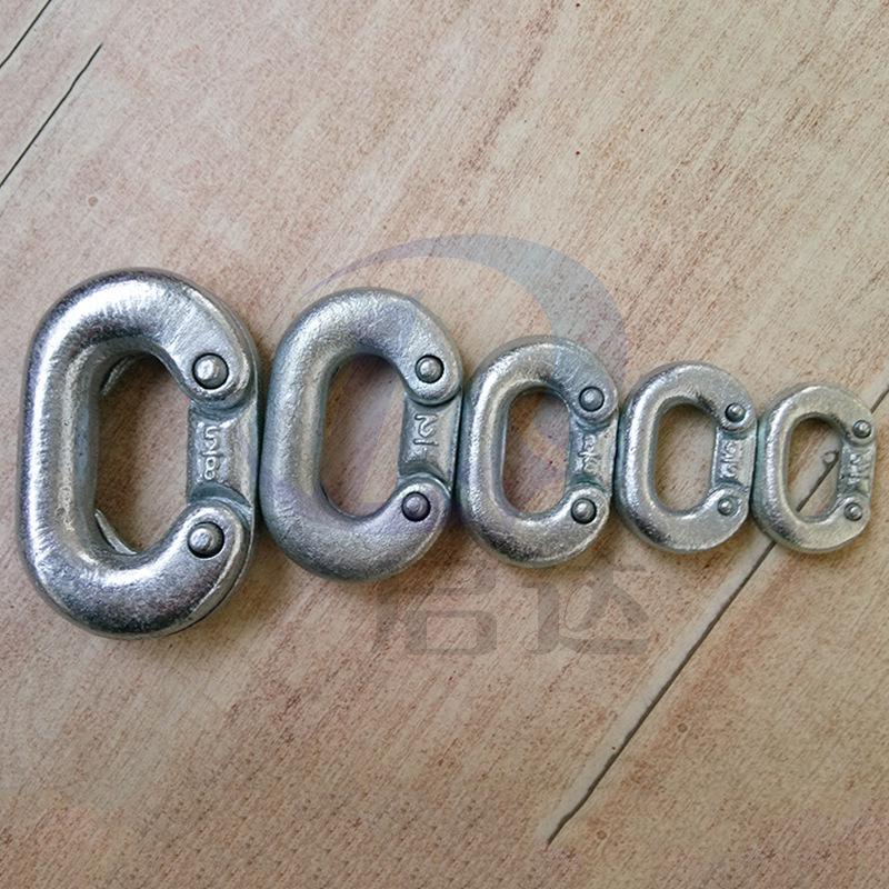 Двойной карабин G80 Марганцевая сталь 3/8 Соединитель для стропы 1/4 Double Snap Hook