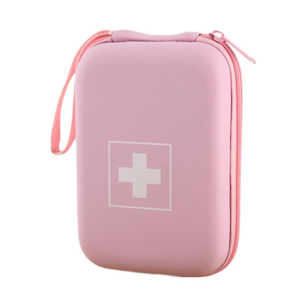 

Large Capacity Small Medicine Bag PU Travel Medication Bag Portable Pill Organizer Bag