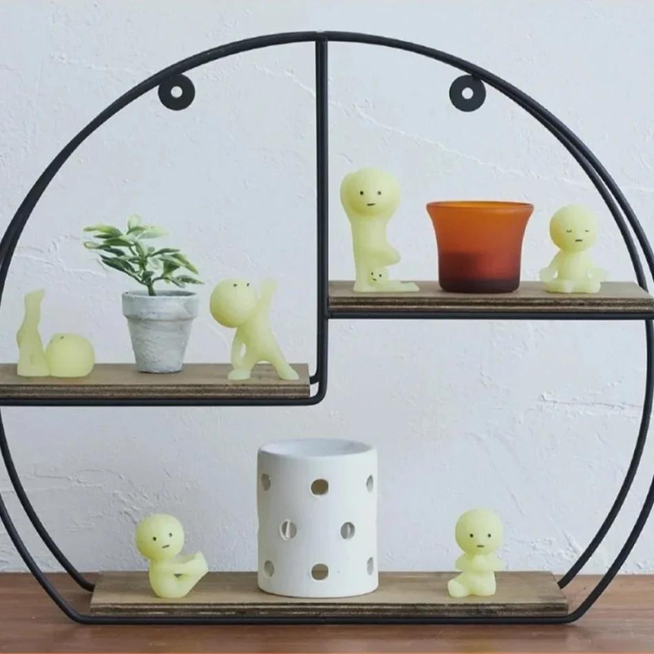 5 styles luminous green dolls mysterious box figures phone accessory doll collection birthday christma gift Bedroom decoration