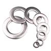 304 Stainless Steel Thickened Flat Washer Set, Sizes 2-36