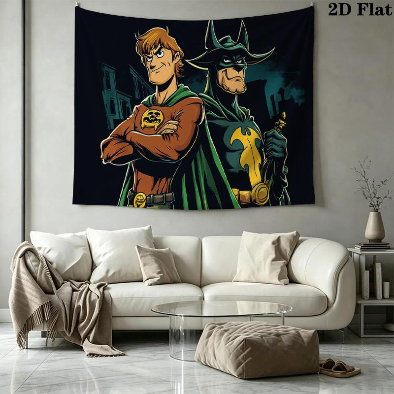 Scooby Pattern Home Decor Tapestry, Wall Hanging, Decorative RV Wall Cloth.MGT0918348