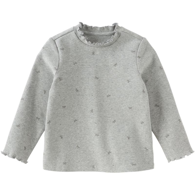 Dave & Bella Girls  Ruffle Collar Long Sleeve T-Shirt 100cm