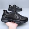 Aijia New Men's Shoes Summer Outdoor Hiking Non-slip Breathable Casual Mesh Sports Casual Walking Shoes C Trace