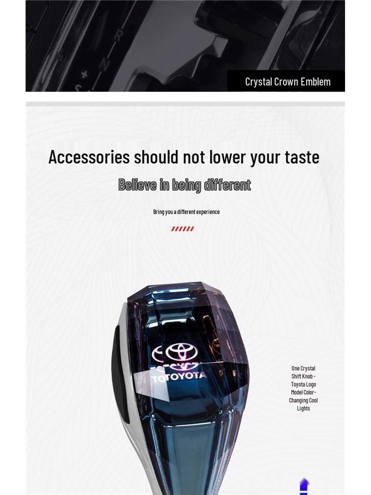 Crystal Gear Shift Knob for Toyota Alphard and Vellfire