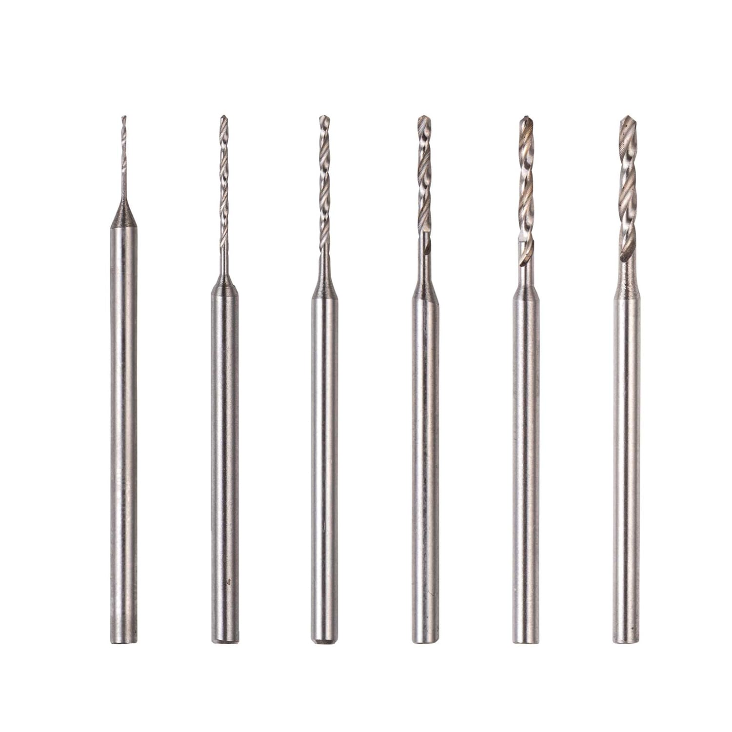 

PROXXON Small Diameter Drill Set of 6 Shank 28912 [Drill Diameters 0.5, 0.8, 1.0, 1.2, 1.4, 1.6mm, Diameter 2.35mm] No.